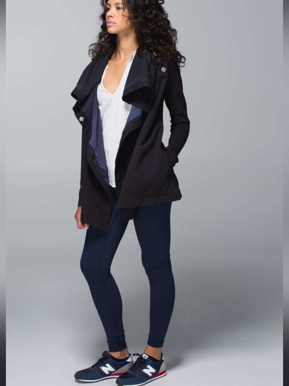 Lululemon Savasana Wrap Jacket Dark Gray Size 8